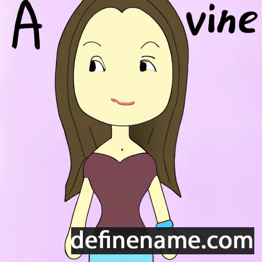 Alviine cartoon