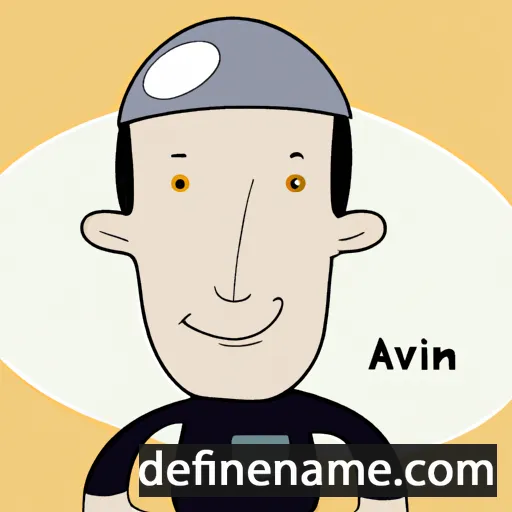 cartoon of the name Alvim