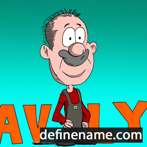 cartoon of the name Alvy