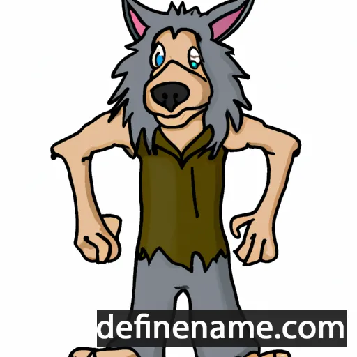 cartoon of the name Alwulf