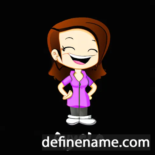 cartoon of the name Alycea