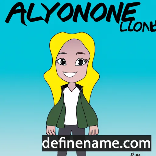 Alyonne cartoon