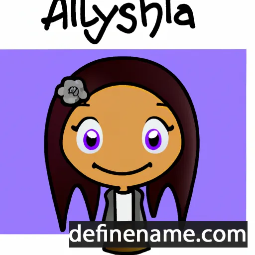 Alysiah cartoon