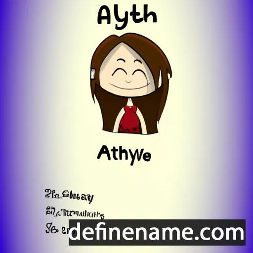 cartoon of the name Alyth