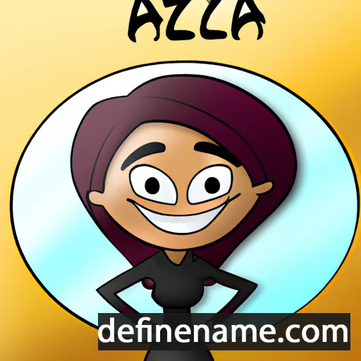 cartoon of the name Alzena