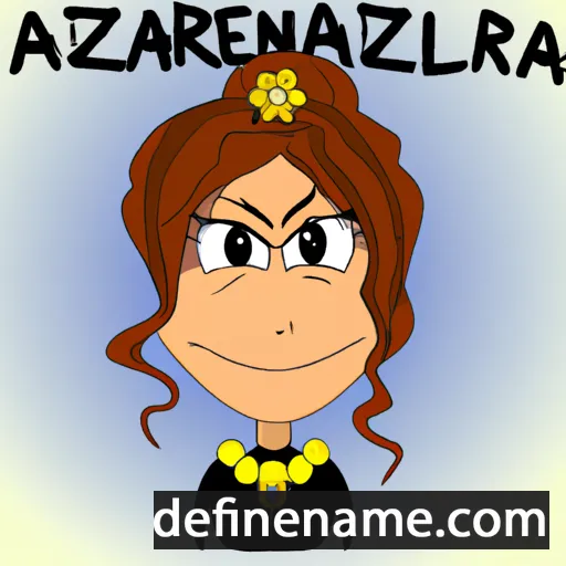 cartoon of the name Alzerina