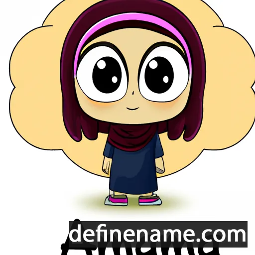 cartoon of the name Amaana