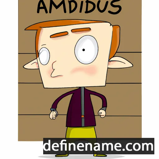 cartoon of the name Amadėjus