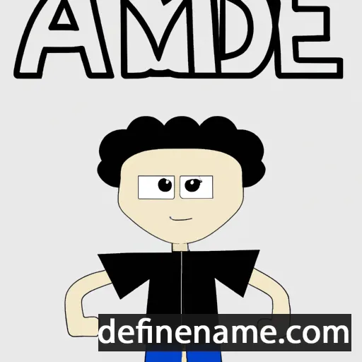 cartoon of the name Amade