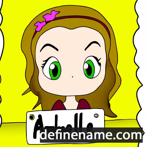 cartoon of the name Amailee