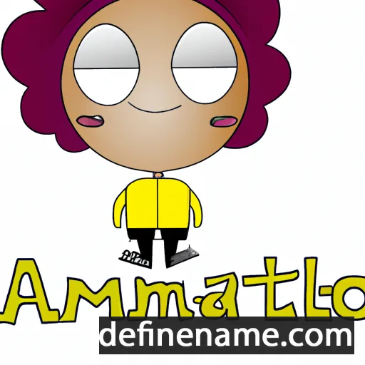 cartoon of the name Amalasonte