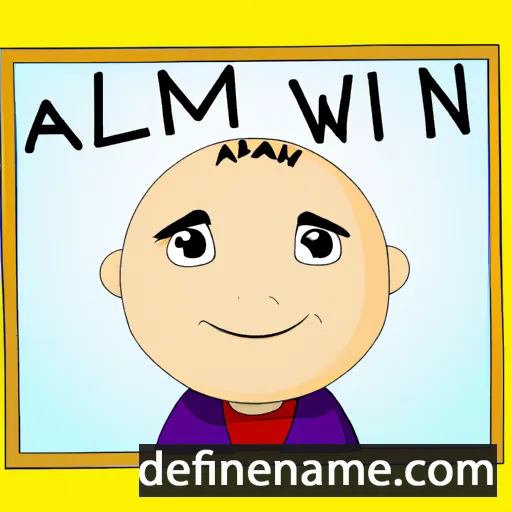 cartoon of the name Amalwin