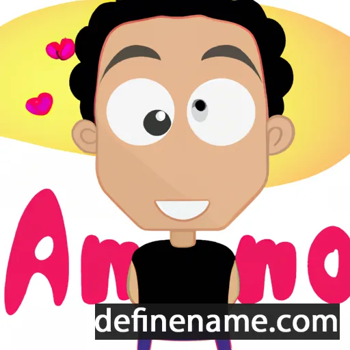 cartoon of the name Ámor