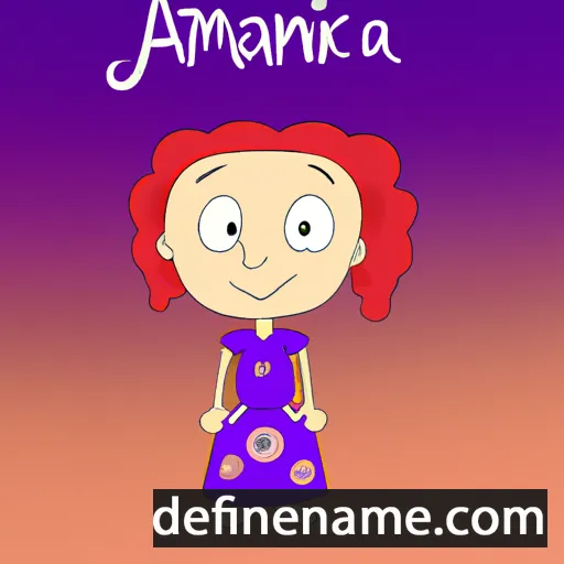 cartoon of the name Amancia