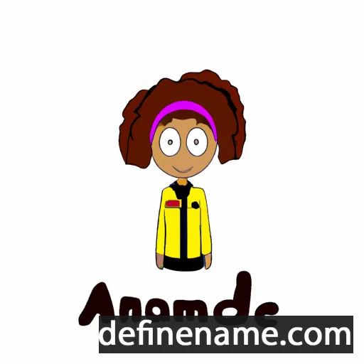 Amande cartoon