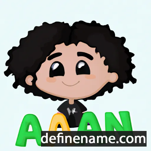 cartoon of the name Amani