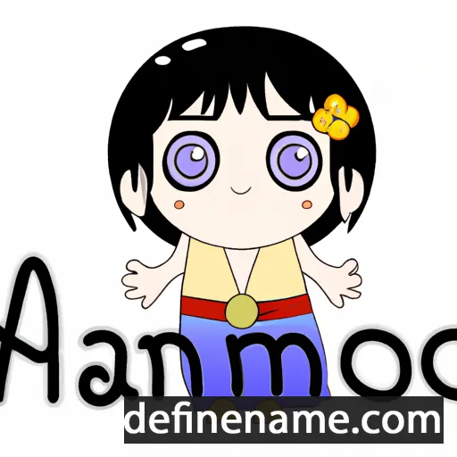 cartoon of the name Amano