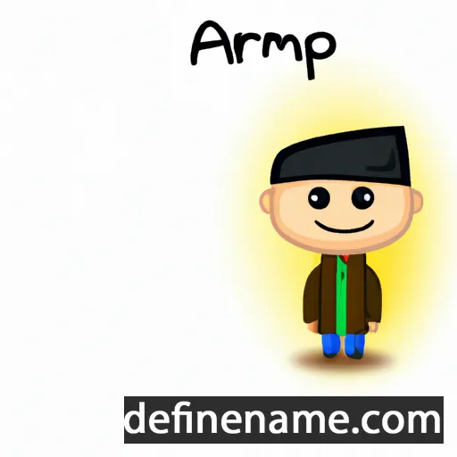 cartoon of the name Amanprit