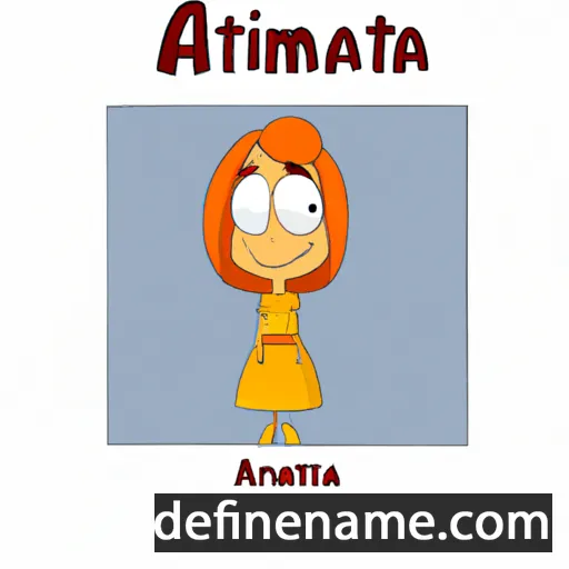 cartoon of the name Amantia