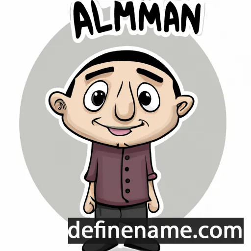 cartoon of the name Amanullah