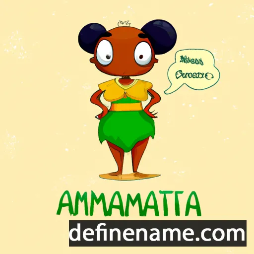 cartoon of the name Amarantu