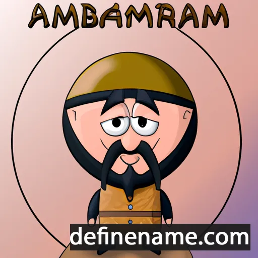 cartoon of the name Amarbuyan