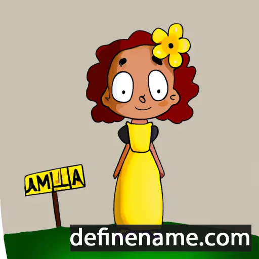 cartoon of the name Amarillida