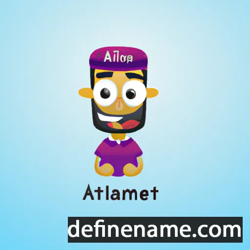 cartoon of the name Amat al-Aleem