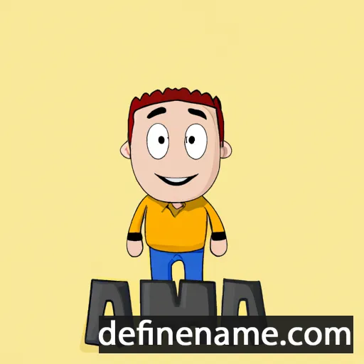 cartoon of the name Amat