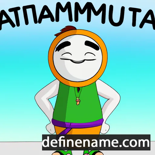 cartoon of the name Amathaunta