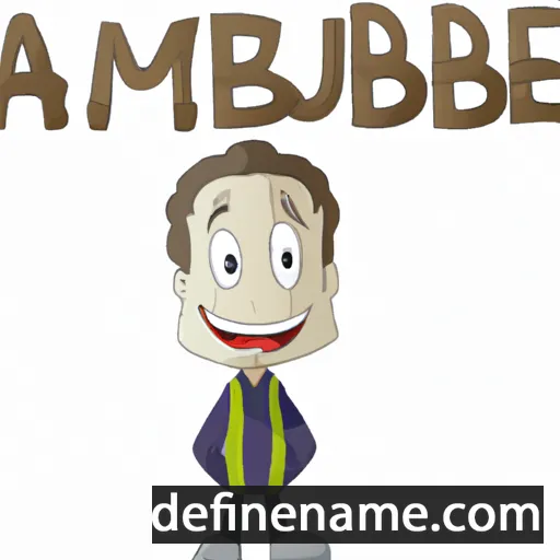 cartoon of the name Amauberge