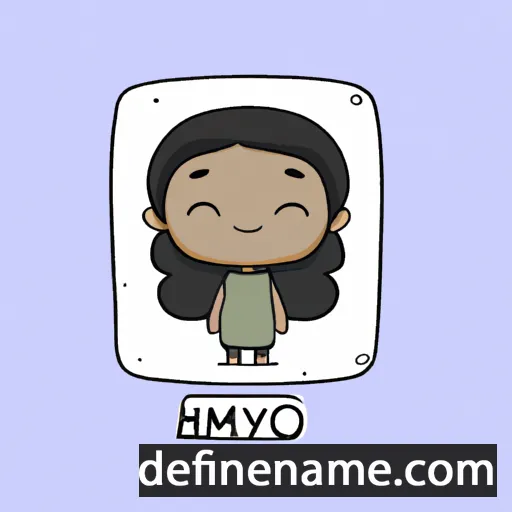 cartoon of the name Amayo