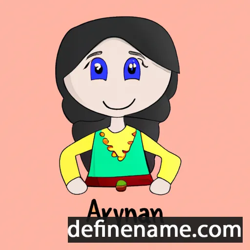 cartoon of the name Amayrani