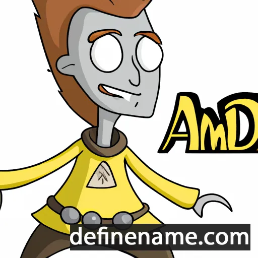 Amdír cartoon