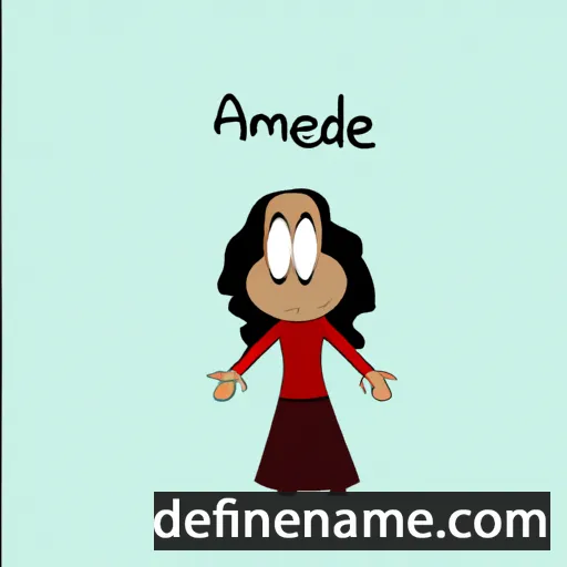 Aménaïde cartoon