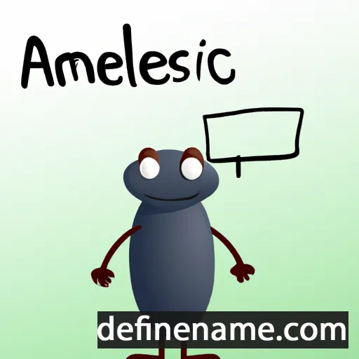 cartoon of the name Ameinocles