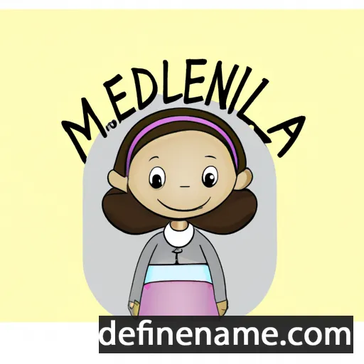 cartoon of the name Amelinda