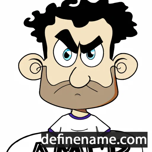 cartoon of the name Amer