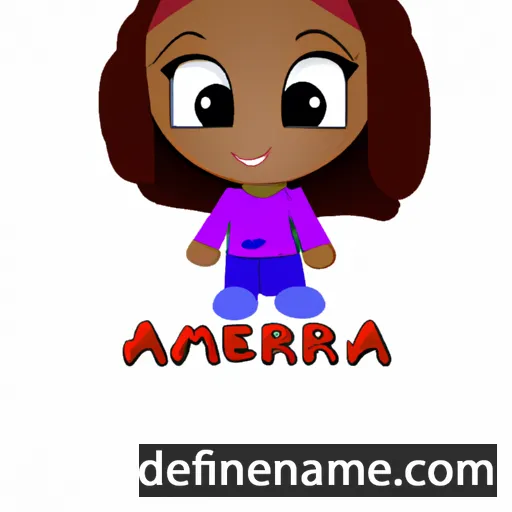 cartoon of the name Amera