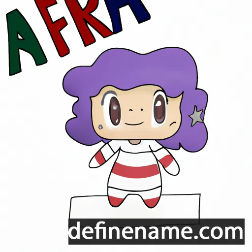 cartoon of the name Ameria