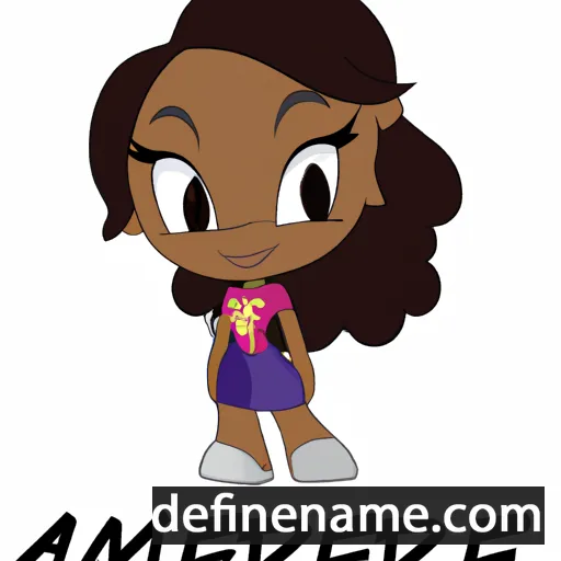 Amerie cartoon