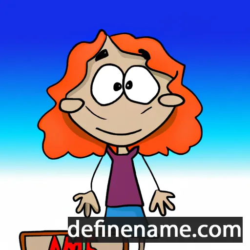 cartoon of the name Ames