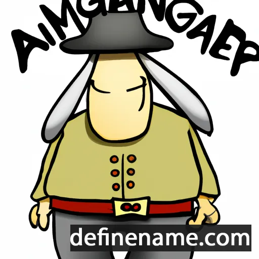 cartoon of the name Amgalantör