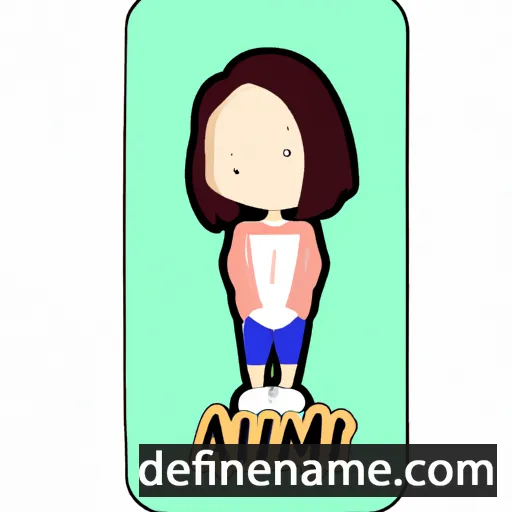 cartoon of the name Ami