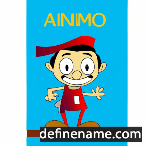 cartoon of the name Amiano