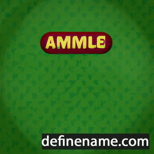 cartoon of the name Amihel