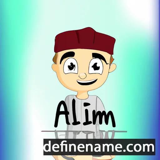 cartoon of the name Amil