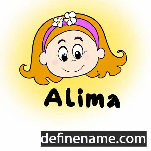 cartoon of the name Amila