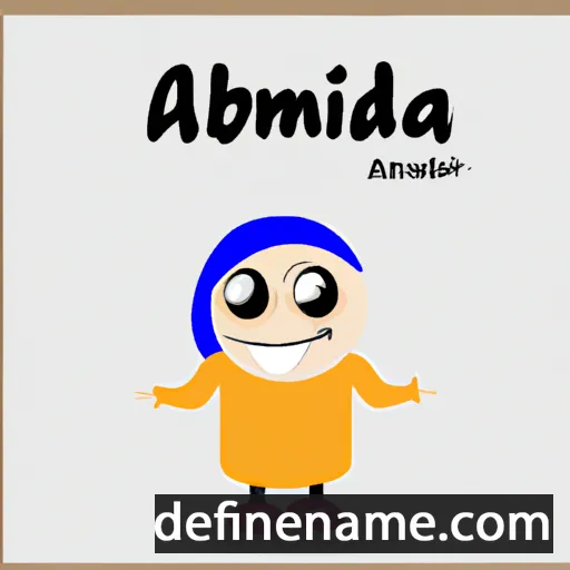 cartoon of the name Aminadab