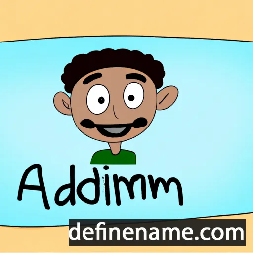 cartoon of the name Aminadi